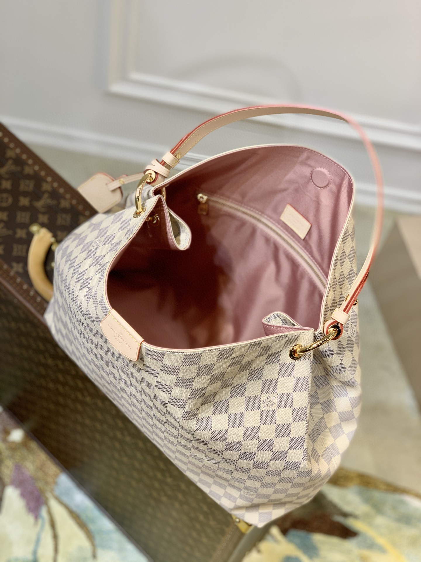 LV N42233 Louis Vuitton Graceful MM Damier azur canvas - Default Title - View 8