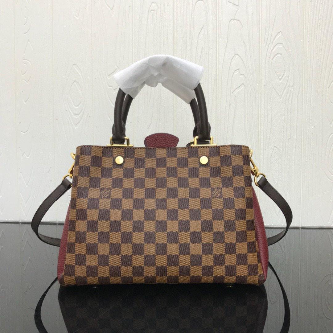 LV N44020 Louis Vuitton Brittany BB Tote Damier Ebene 