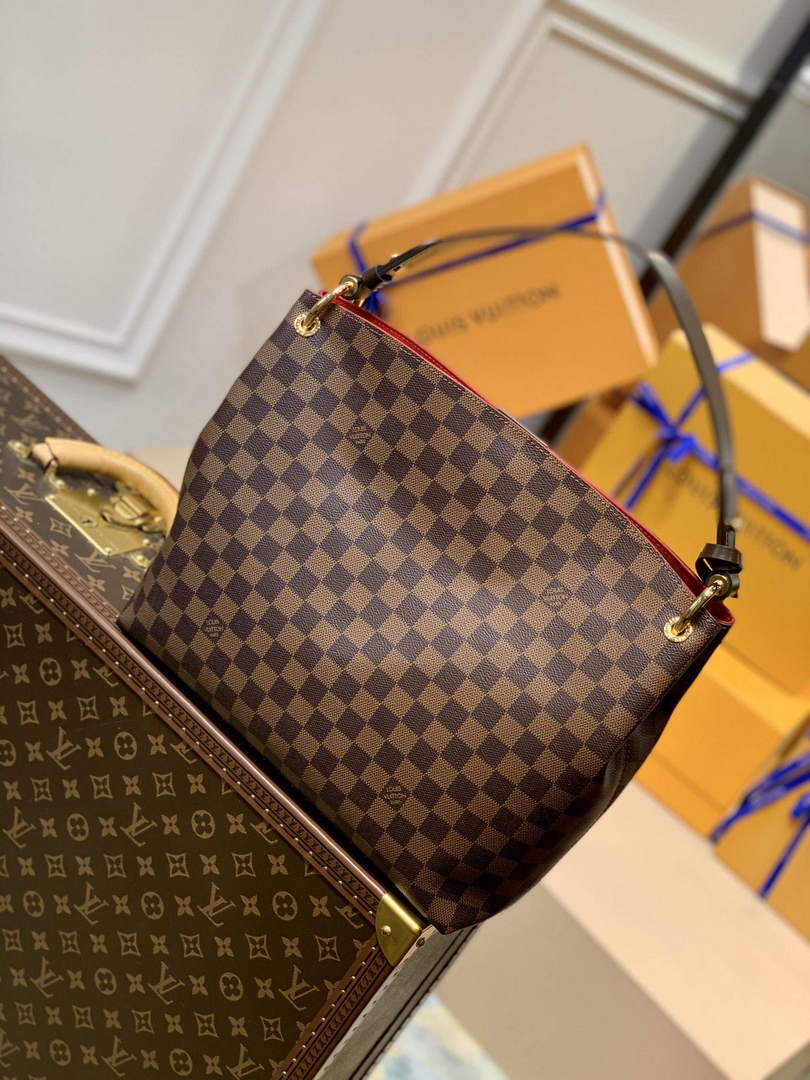 LV N44044 Louis Vuitton Graceful PM N44045 Damier Eb¨¨ne