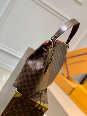 LV N44044 Louis Vuitton Graceful PM N44045 Damier Eb¨¨ne - Default Title - View 3