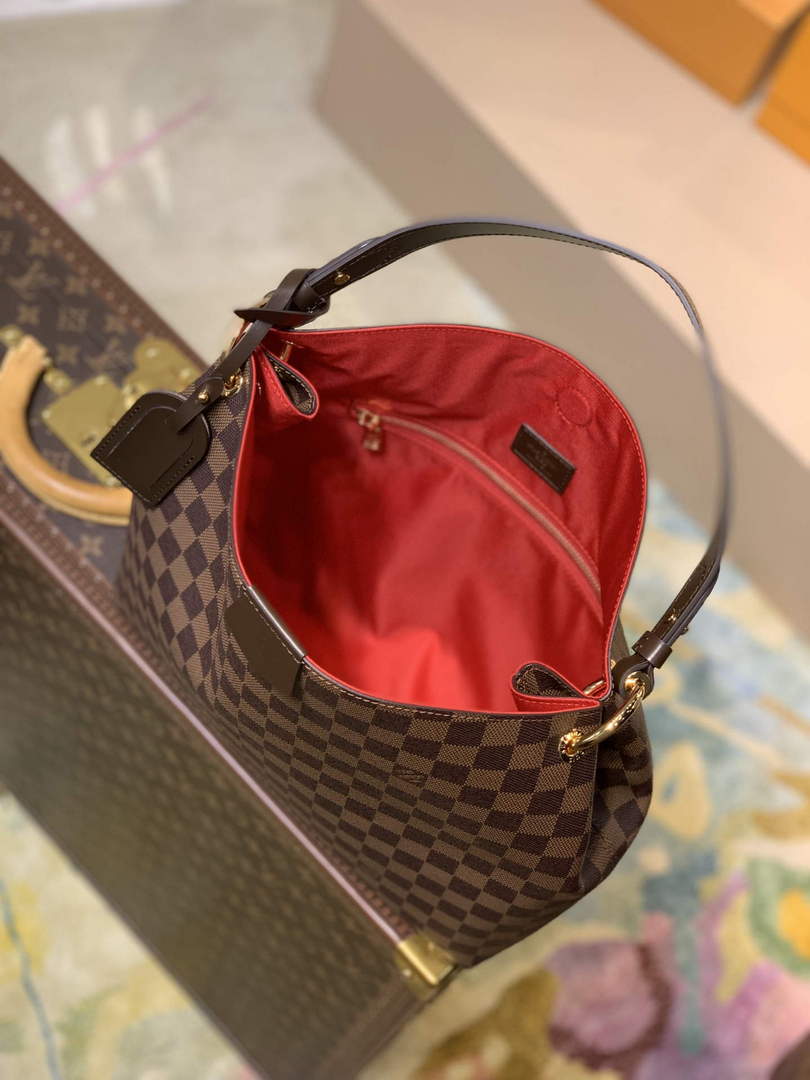 LV N44044 Louis Vuitton Graceful PM N44045 Damier Eb¨¨ne - Default Title - View 8