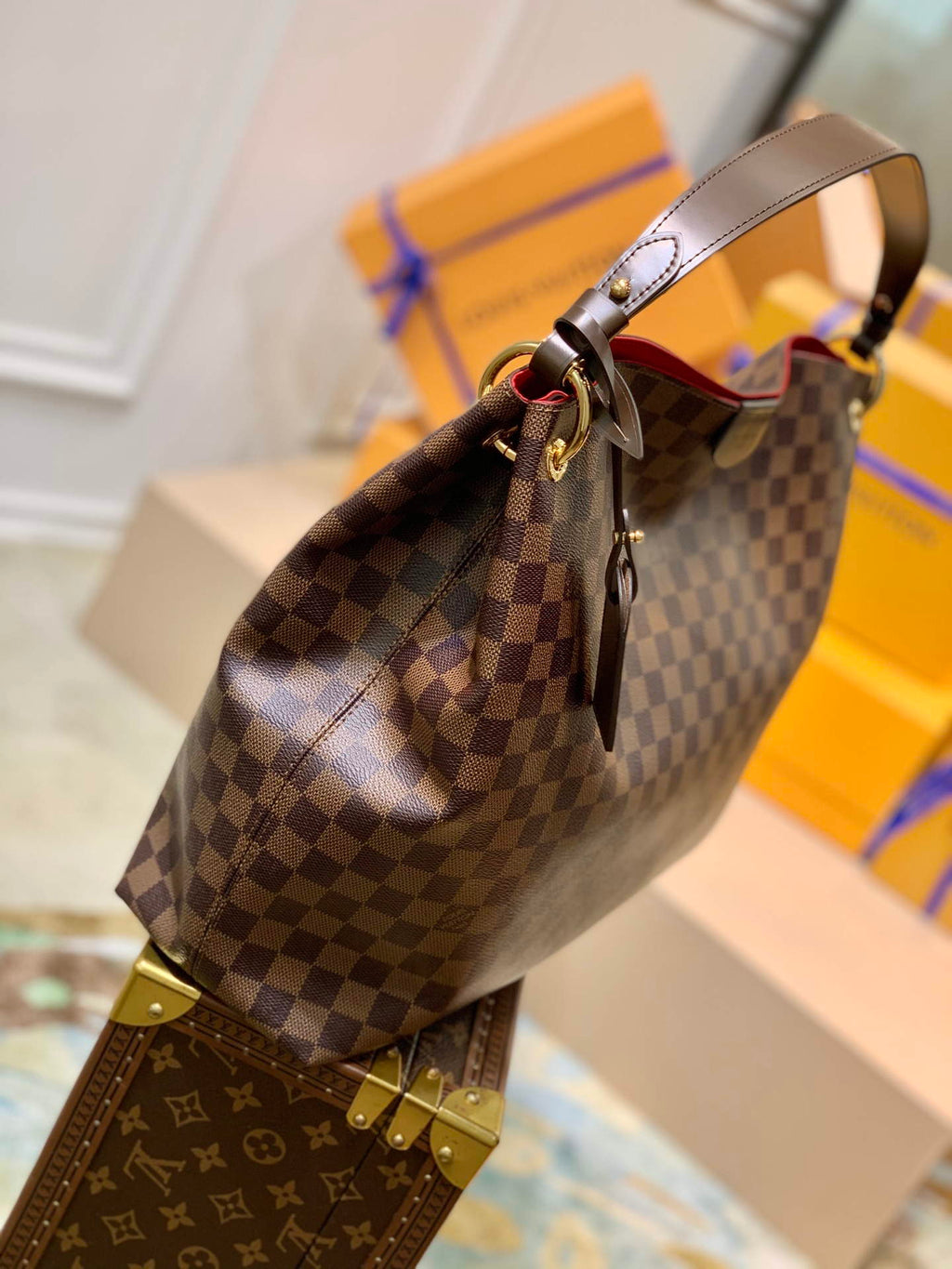 LV N44045 Louis Vuitton Graceful MM N42233 Damier Eb¨¨ne
