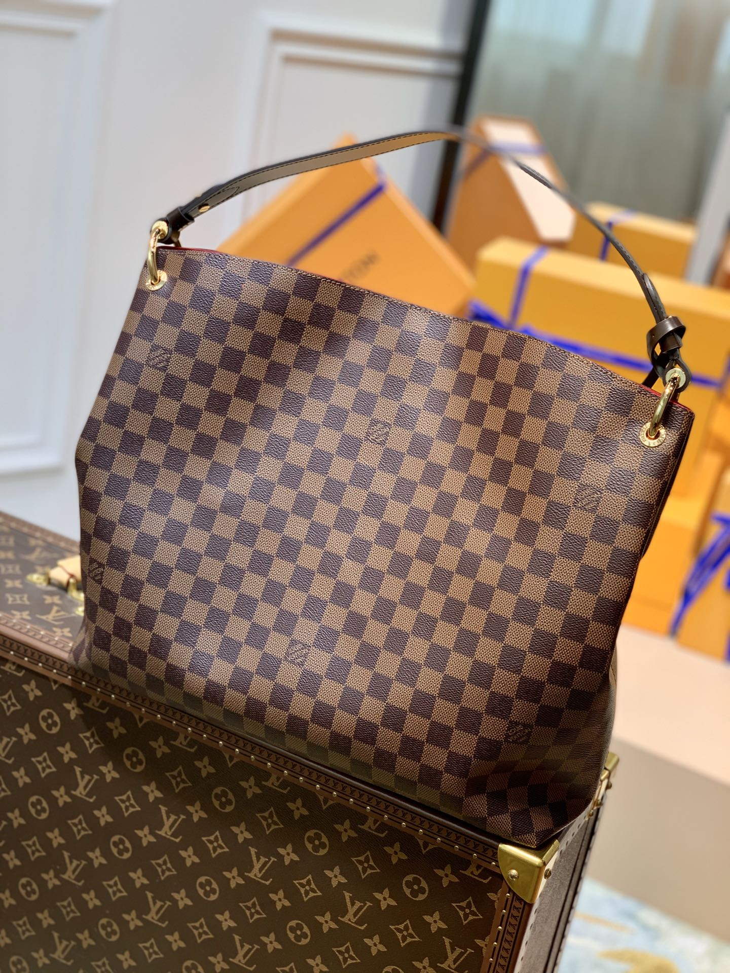 LV N44045 Louis Vuitton Graceful MM N42233 Damier Eb¨¨ne