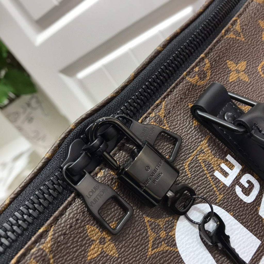 LV N44642 Louis Vuitton Keepall 50B Travel Bag Monogram