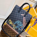 LV N45276 Louis Vuitton Sac Plat Messenger Bag Black - Default Title - View 1