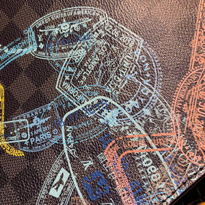 LV N45276 Louis Vuitton Sac Plat Messenger Bag Black - Default Title - View 9