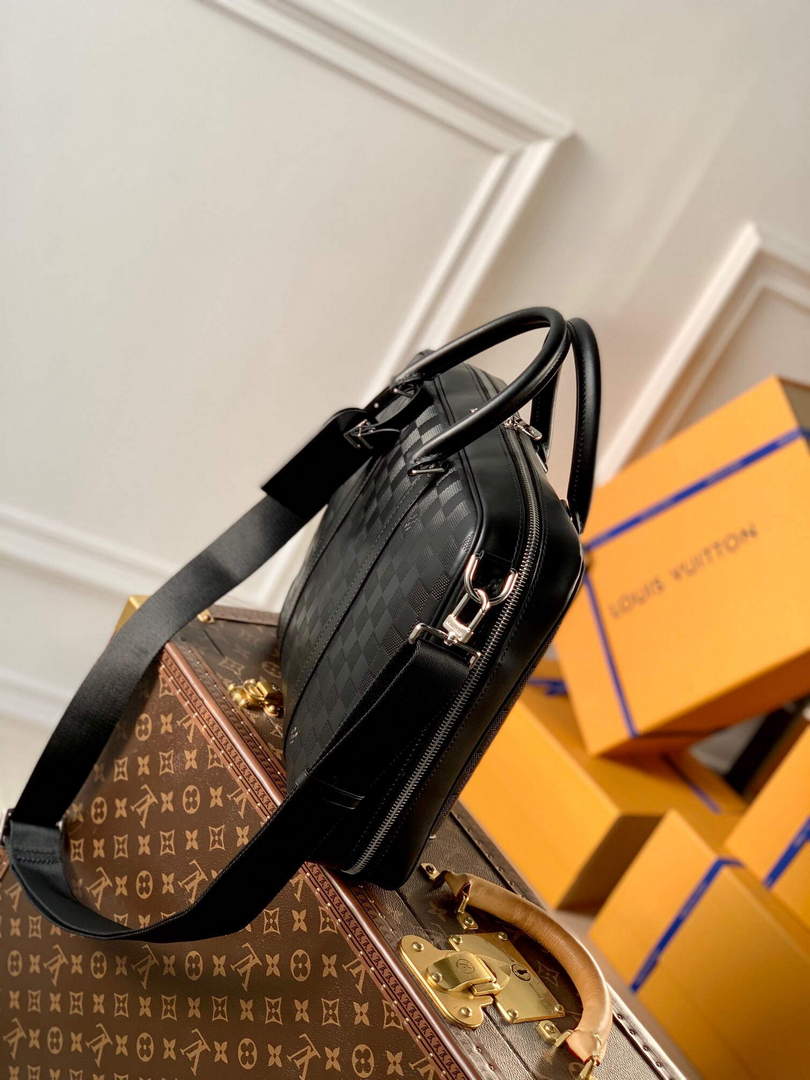 LV N45288 Louis Vuitton Sirius Briefcase Bag Black - Default Title - View 2