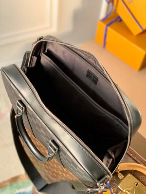 LV N45288 Louis Vuitton Sirius Briefcase Bag Black - Default Title - View 8