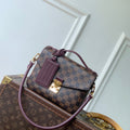 LV N48280 Louis Vuitton Pochette Métis Bag Damier Ebène / Monogram Rouge