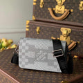 LV N50013 Louis Vuitton Studio Messenger Damier Graphite Gray N50026 Bag - Voguebags