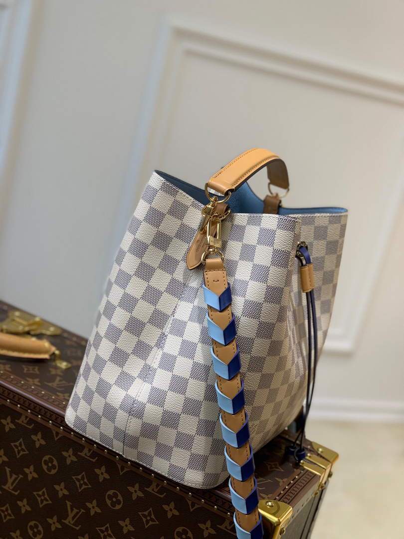 LV N50042 Louis Vuitton N¨¦ONO¨¦ MM Bucket Bag Blue