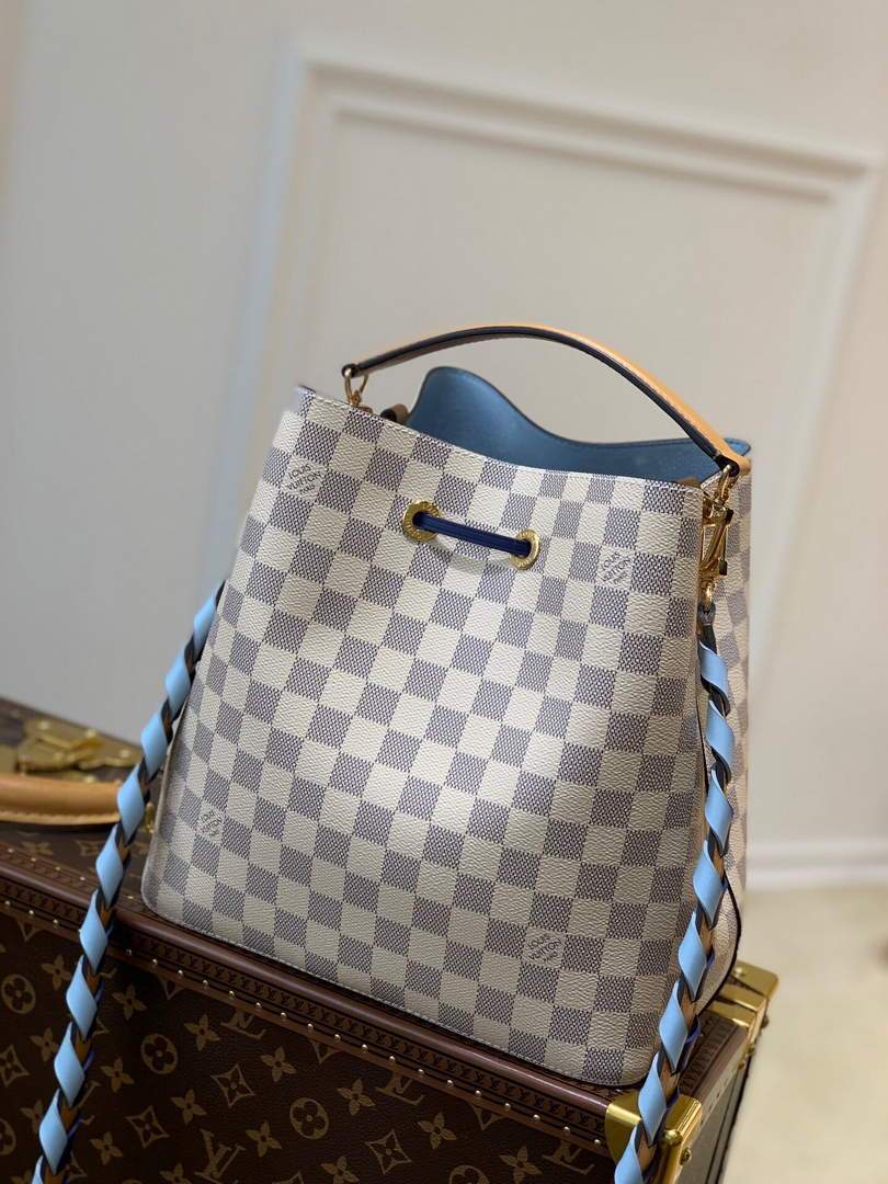LV N50042 Louis Vuitton N¨¦ONO¨¦ MM Bucket Bag Blue