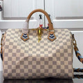 LV N50054 Louis Vuitton Speedy Bandouliere 30 Handbag Blue