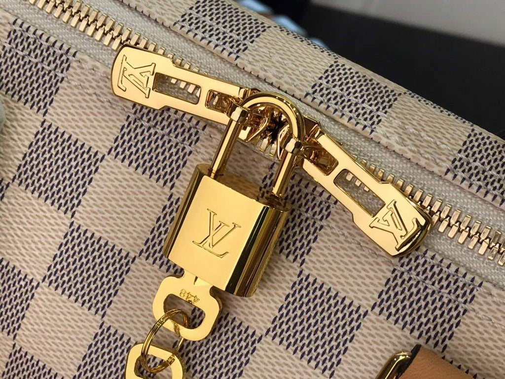 LV N50054 Louis Vuitton Speedy Bandouliere 30 Handbag Blue