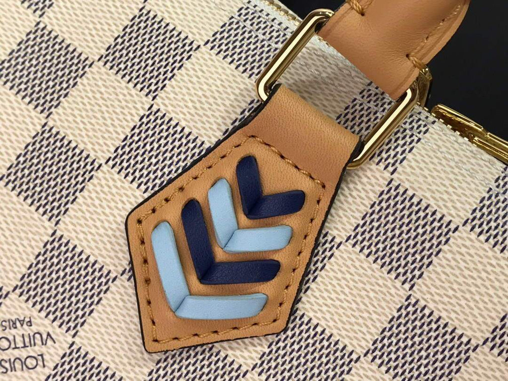 LV N50054 Louis Vuitton Speedy Bandouliere 30 Handbag Blue