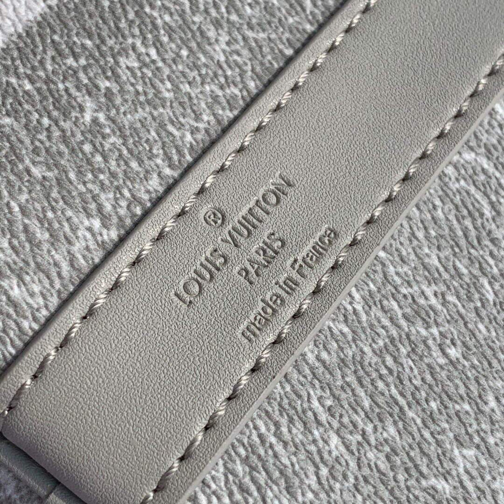 LV N50069 Louis Vuitton Keepall Bandouliere 50 Damier N50059 Stone Gray - luxibagsmall
