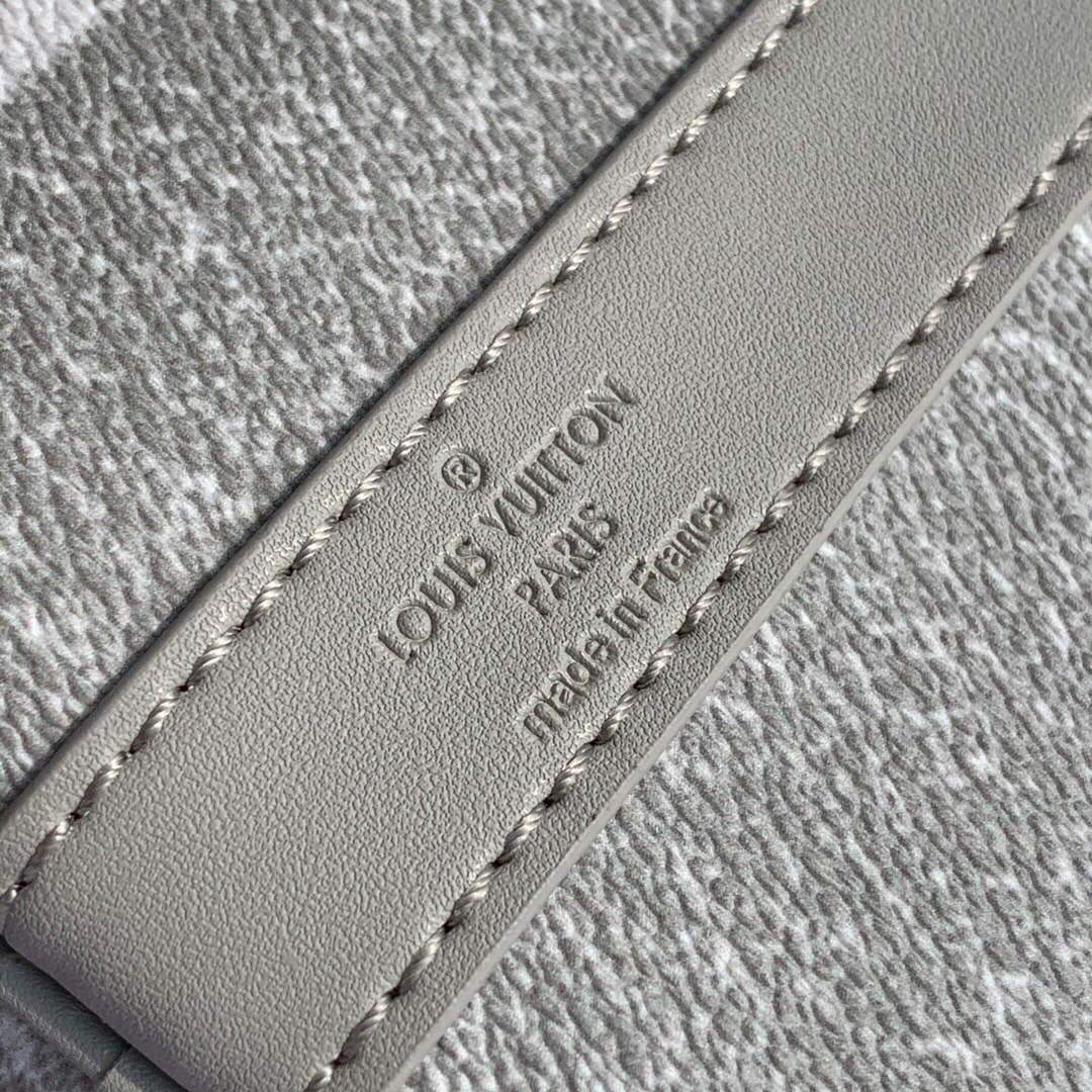 LV N50069 Louis Vuitton Keepall Bandouliere 50 Damier N50059 Stone Gray - luxibagsmall