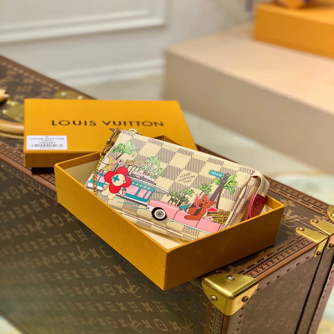 LV N60487 Louis Vuitton Mini Pochette Accessoires - Default Title - View 1
