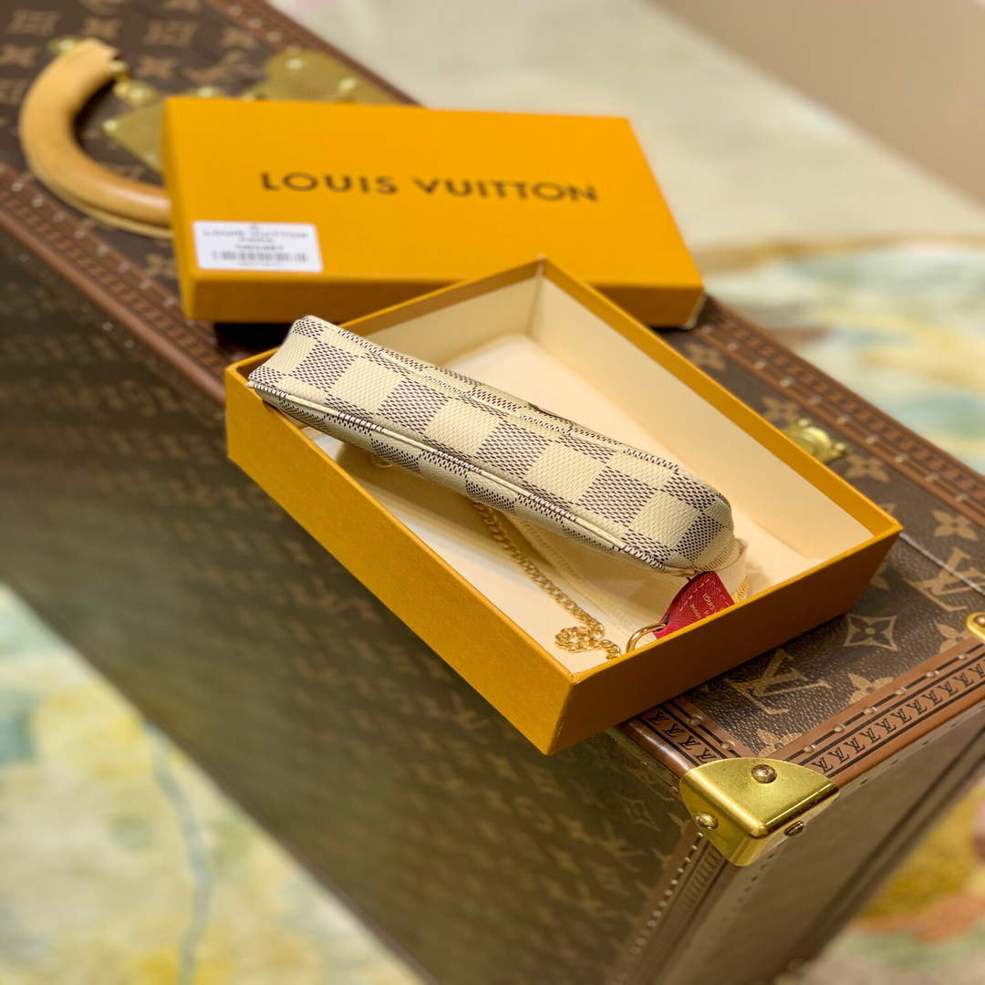 LV N60487 Louis Vuitton Mini Pochette Accessoires - Default Title - View 4