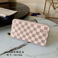 LV N63503 Louis Vuitton Zippy Wallet Damier Azur - Default Title - View 1