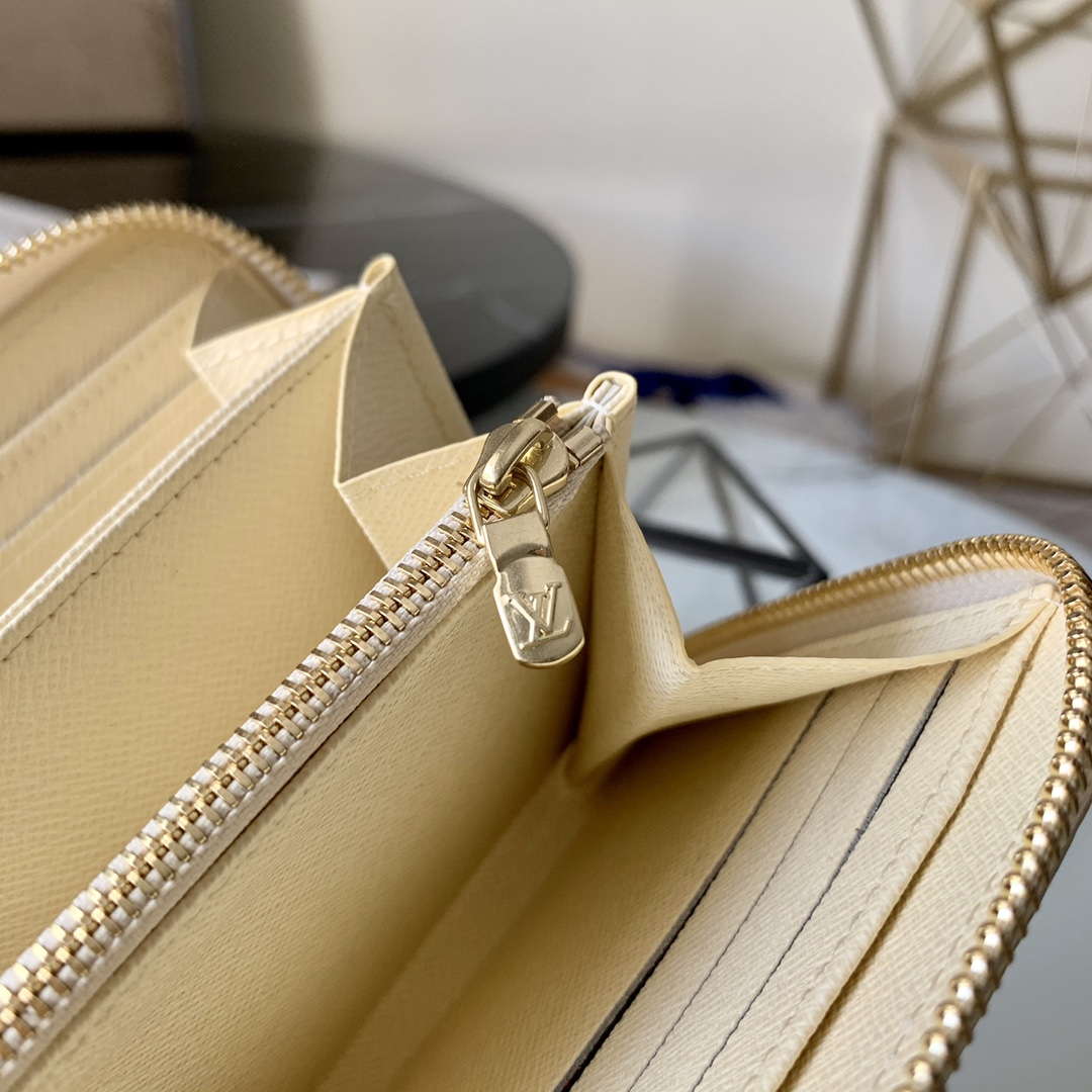 LV N63503 Louis Vuitton Zippy Wallet Damier Azur - Default Title - View 8