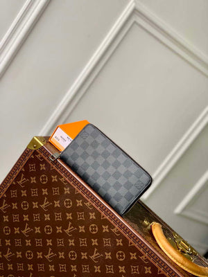 LV N63503 Louis Vuitton Zippy Wallet Damier Black M63076 - Default Title - View 2