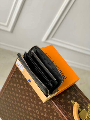 LV N63503 Louis Vuitton Zippy Wallet Damier Black M63076 - Default Title - View 9