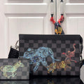 LV N64608 Louis Vuitton Gaston Wearable Wallet Black - Default Title - View 1