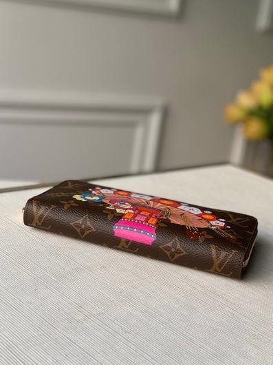 LV N69753 Louis Vuitton Zippy Wallet Brown - luxibagsmall