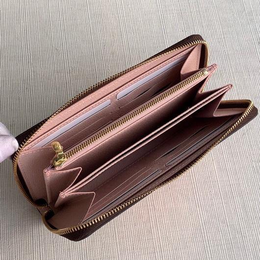 LV N69753 Louis Vuitton Zippy Wallet Brown - luxibagsmall