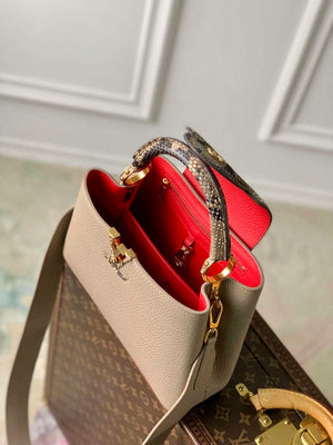 LV N80741 Louis Vuitton Capucines BB Handbag Light coffee - Default Title - View 7