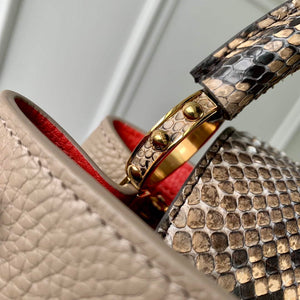 LV N80741 Louis Vuitton Capucines BB Handbag Light coffee - Default Title - View 8