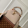 LV N80741 Louis Vuitton Capucines Mini Handbag Light coffee - Default Title - View 1