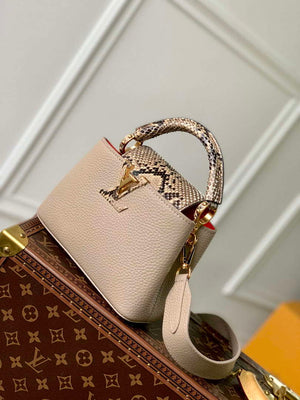 LV N80741 Louis Vuitton Capucines Mini Handbag Light coffee - Default Title - View 2