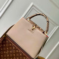 LV N80741 Louis Vuitton Capucines MM Handbag Light coffee - Default Title - View 1