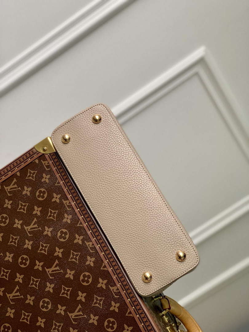 LV N80741 Louis Vuitton Capucines MM Handbag Light coffee