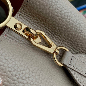 LV N80741 Louis Vuitton Capucines MM Handbag Light coffee - Default Title - View 5