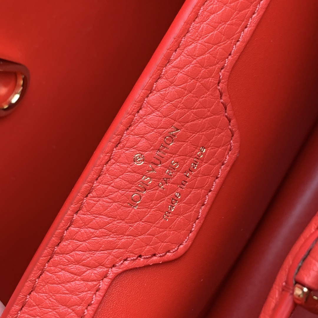 LV N80741 Louis Vuitton Capucines MM Handbag Light coffee
