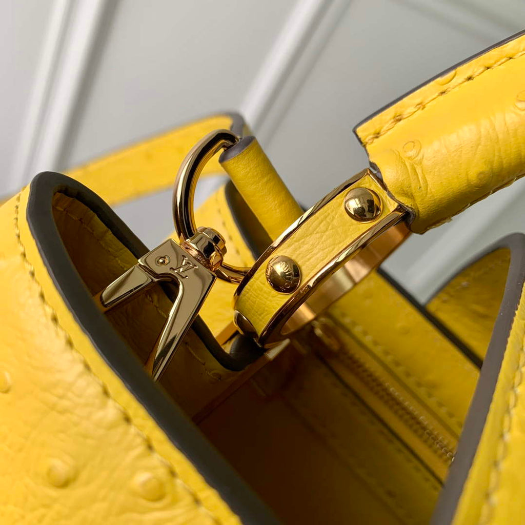 LV N81196 Louis Vuitton Capucines BB Handbag Yellow