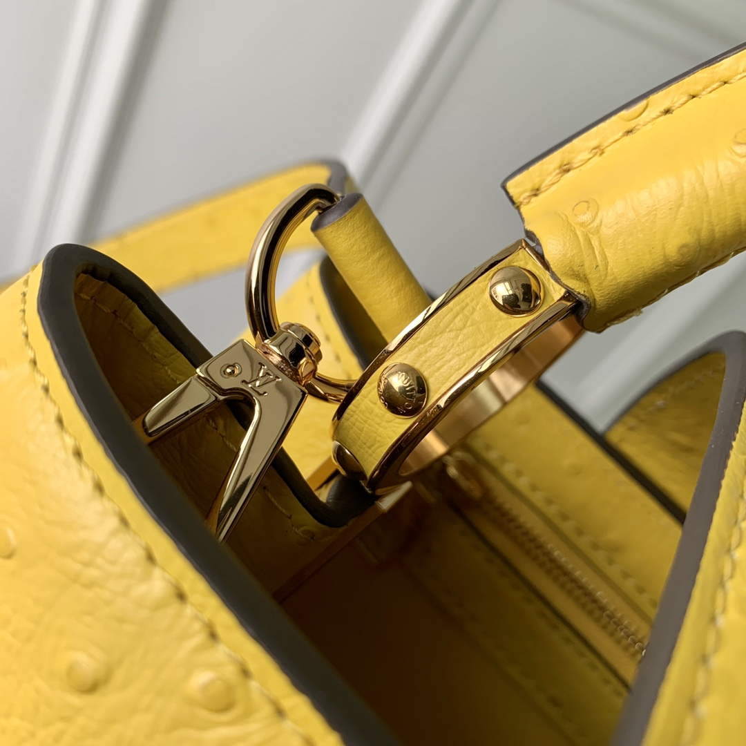 LV N81196 Louis Vuitton Capucines BB Handbag Yellow