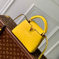 LV N81196 Louis Vuitton Capucines Mini Handbag Yellow - Default Title - View 1