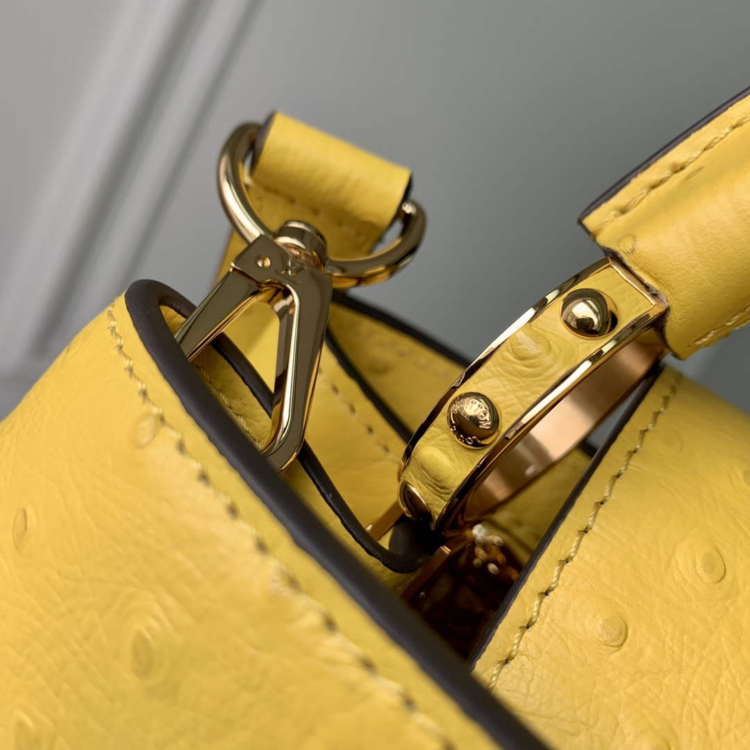 LV N81196 Louis Vuitton Capucines Mini Handbag Yellow - Default Title - View 7