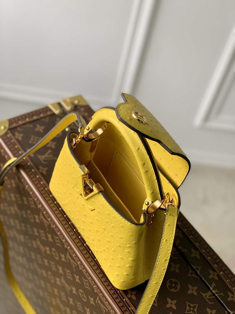 LV N81196 Louis Vuitton Capucines Mini Handbag Yellow
