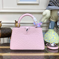LV N81279 Louis Vuitton Capucines BB Handbag Rose Calypso - Default Title - View 1