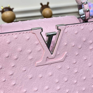 LV N81279 Louis Vuitton Capucines BB Handbag Rose Calypso - Default Title - View 5