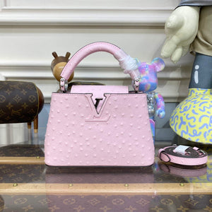LV N81279 Louis Vuitton Capucines Mini Handbag Rose Calypso - Default Title - View 2