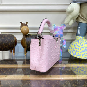 LV N81279 Louis Vuitton Capucines Mini Handbag Rose Calypso - Default Title - View 4