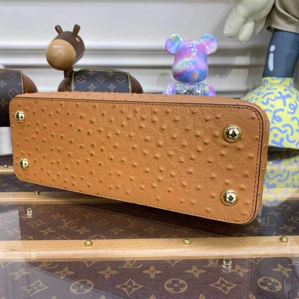 LV N81279 Louis Vuitton Capucines MM Handbag Brown