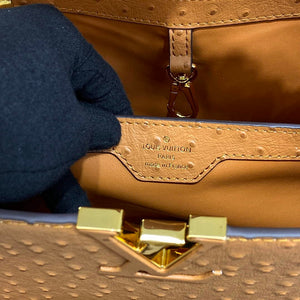 LV N81279 Louis Vuitton Capucines MM Handbag Brown - Default Title - View 7