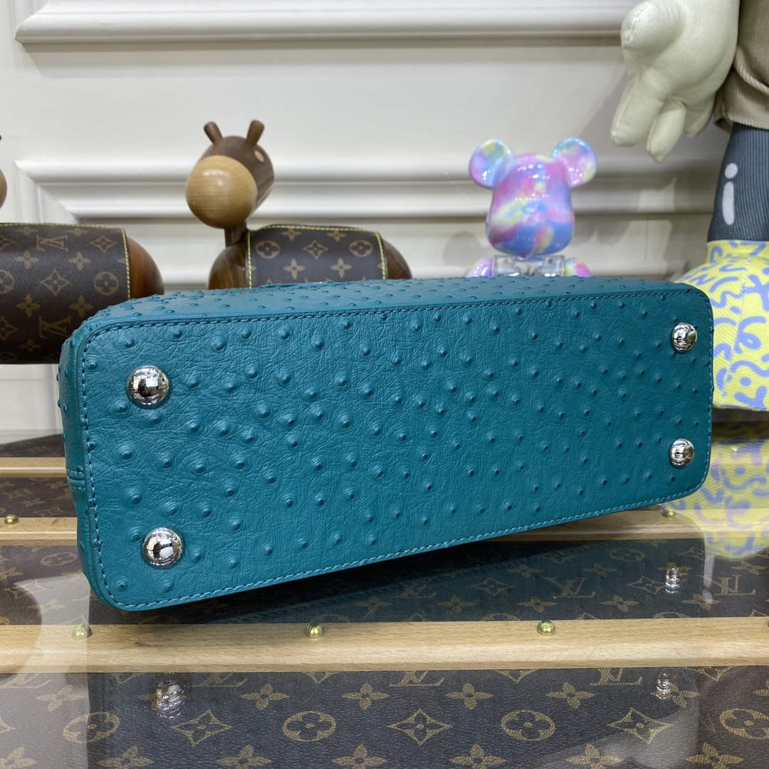 LV N81279 Louis Vuitton Capucines MM Handbag Lake blue - Default Title - View 4